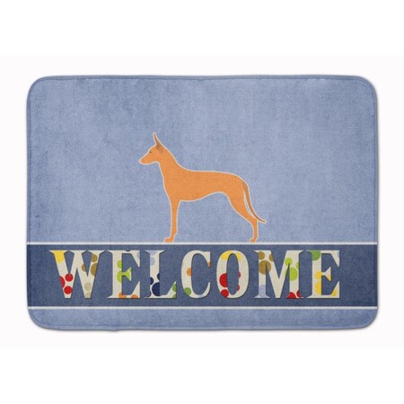Carolines Treasures Pharaoh Hound Welcome Machine Washable Memory Foam Mat BB5492RUG